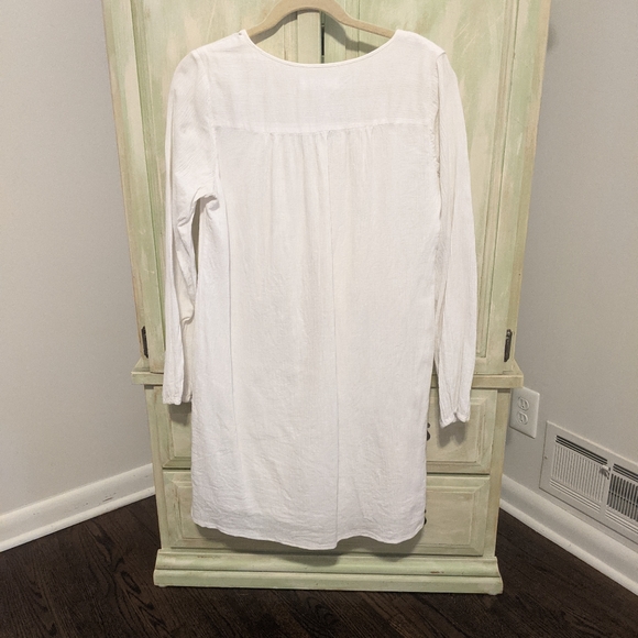 Michael Kors White Cotton Swim coverup & fully lined Dress - Picture 3 of 9